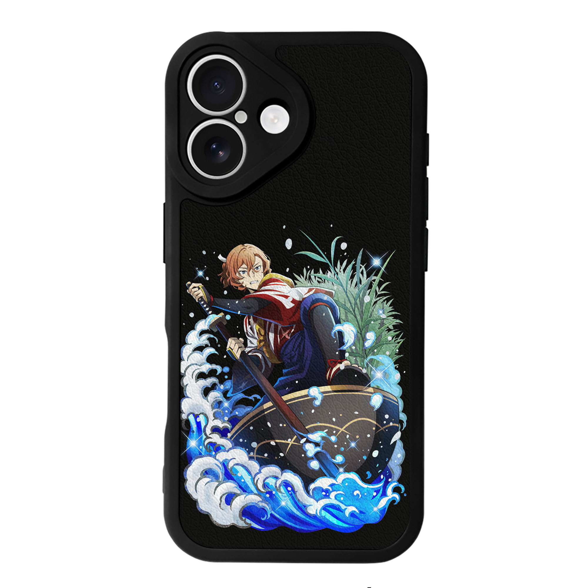 （画像用） 文豪ストレイドッグス Bungo Stray Dogs 【iPhone 16シリーズ対応】シリコンスマホケース（レザー調） 材質：シリコン